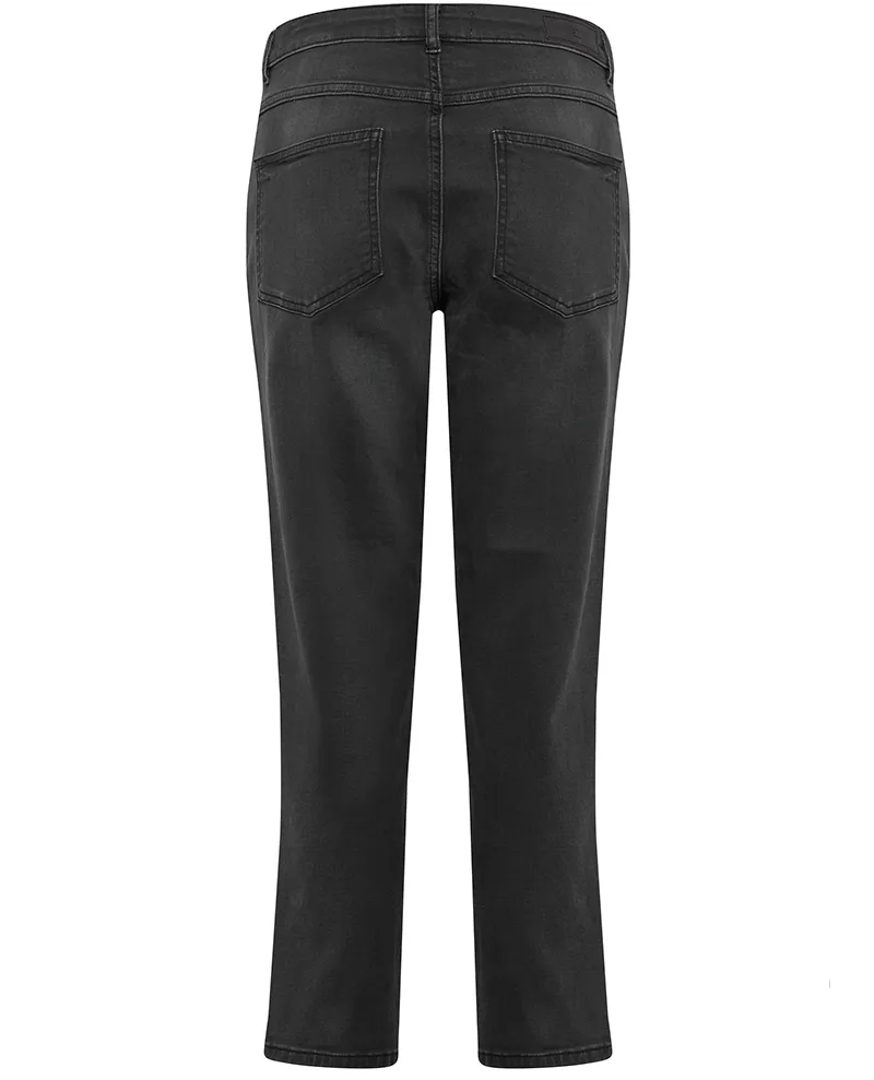 Ichi Twiggy Raven Washed Grey Jeans