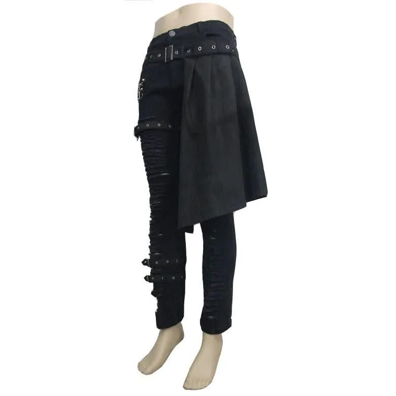 'Incubus' Punk Ripped Trouser