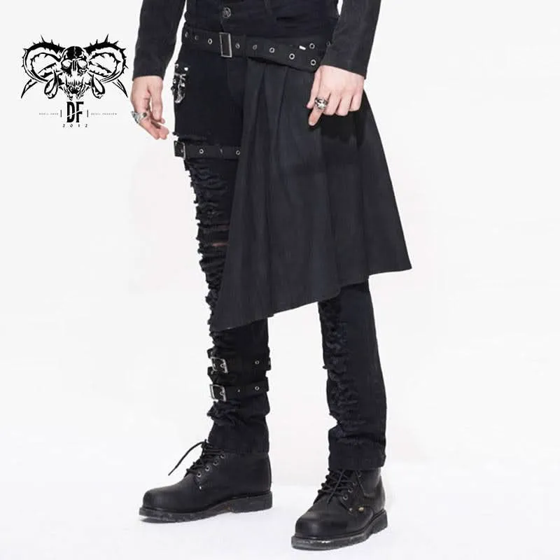 'Incubus' Punk Ripped Trouser