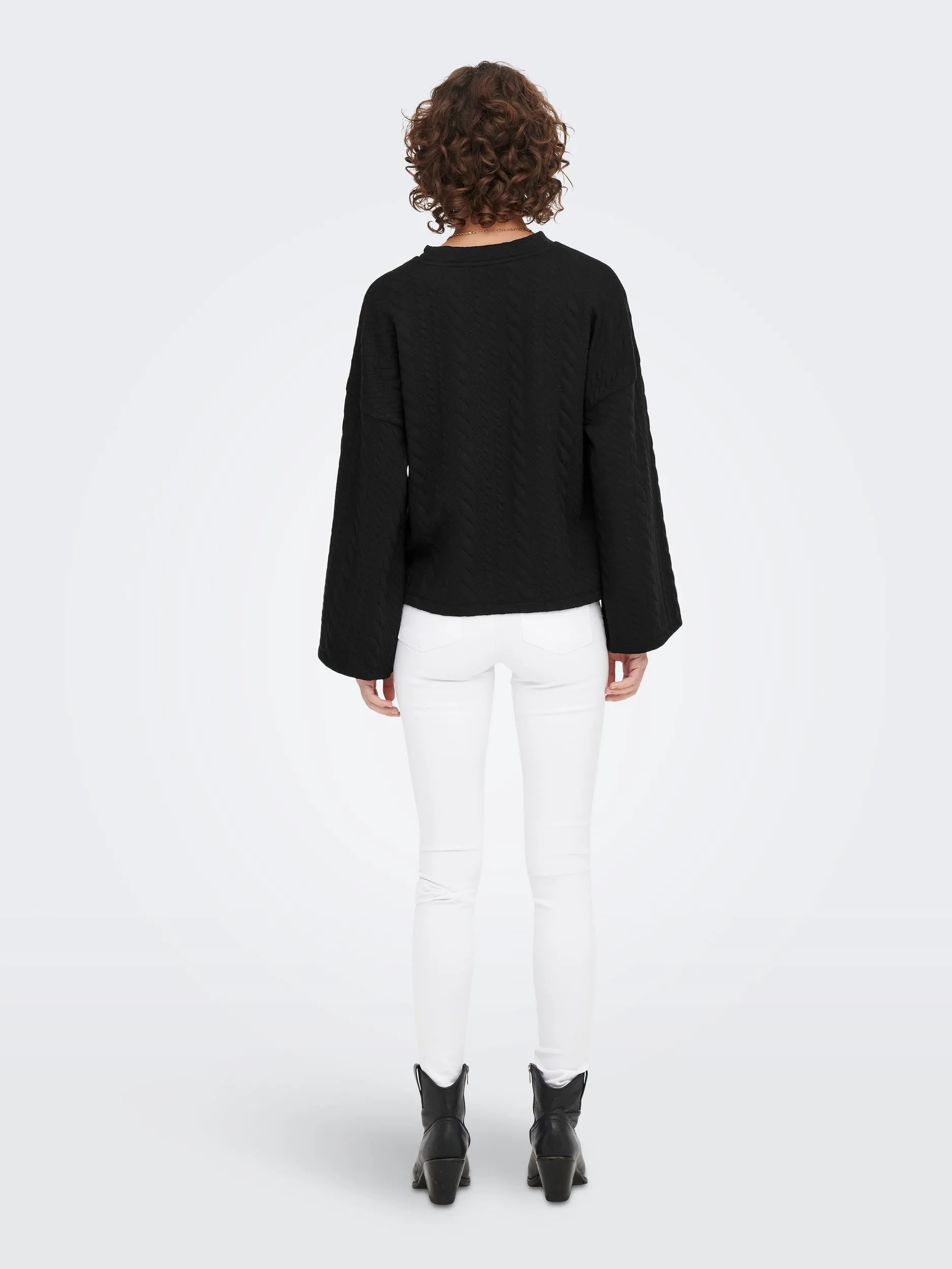 Jacqueline De Yong DOLLY Sweatshirt -BLACK
