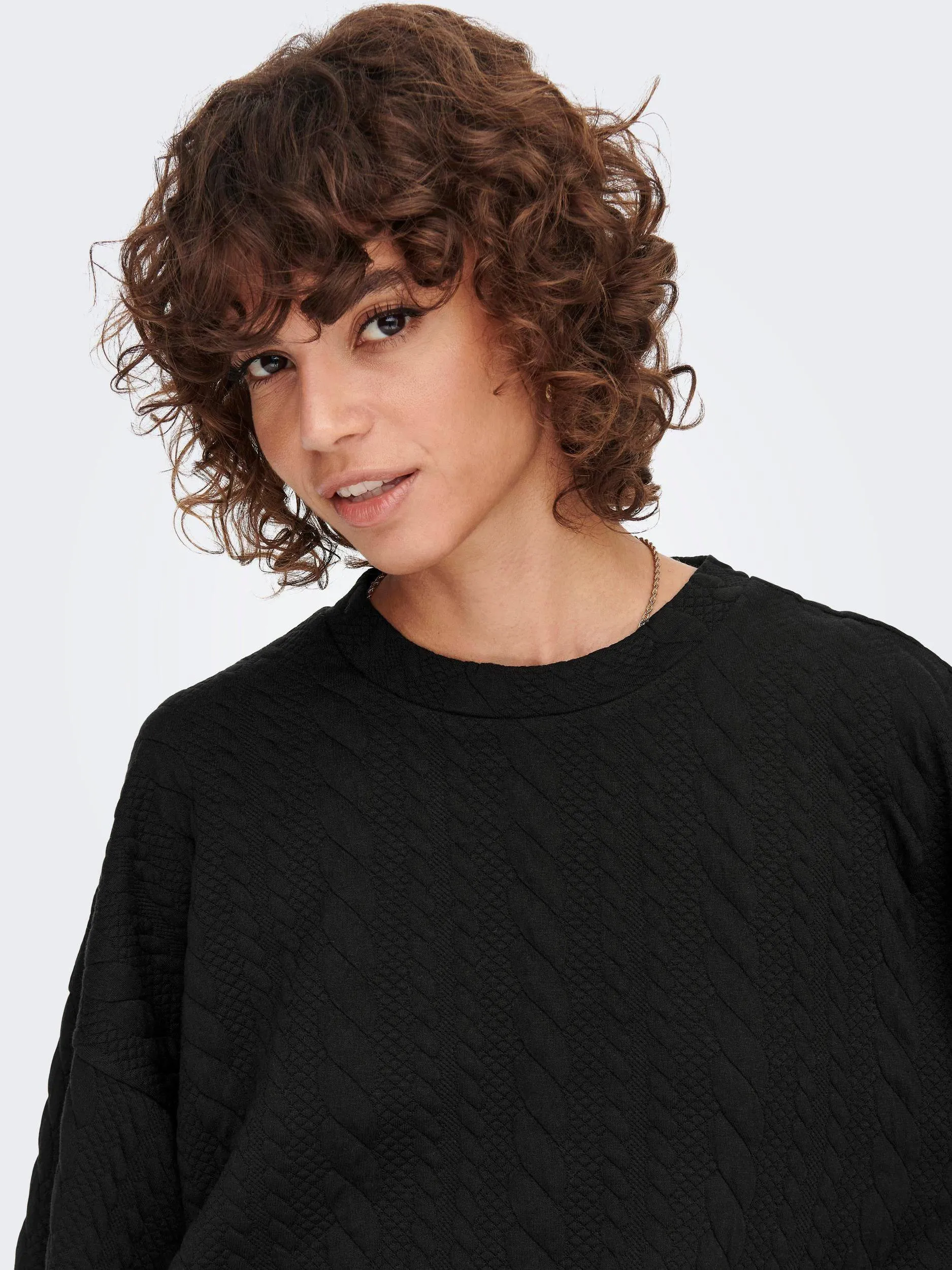Jacqueline De Yong DOLLY Sweatshirt -BLACK