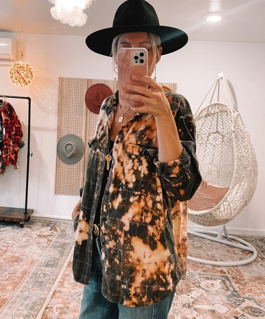 Joshua Tree Outlaw Flannel- One Size