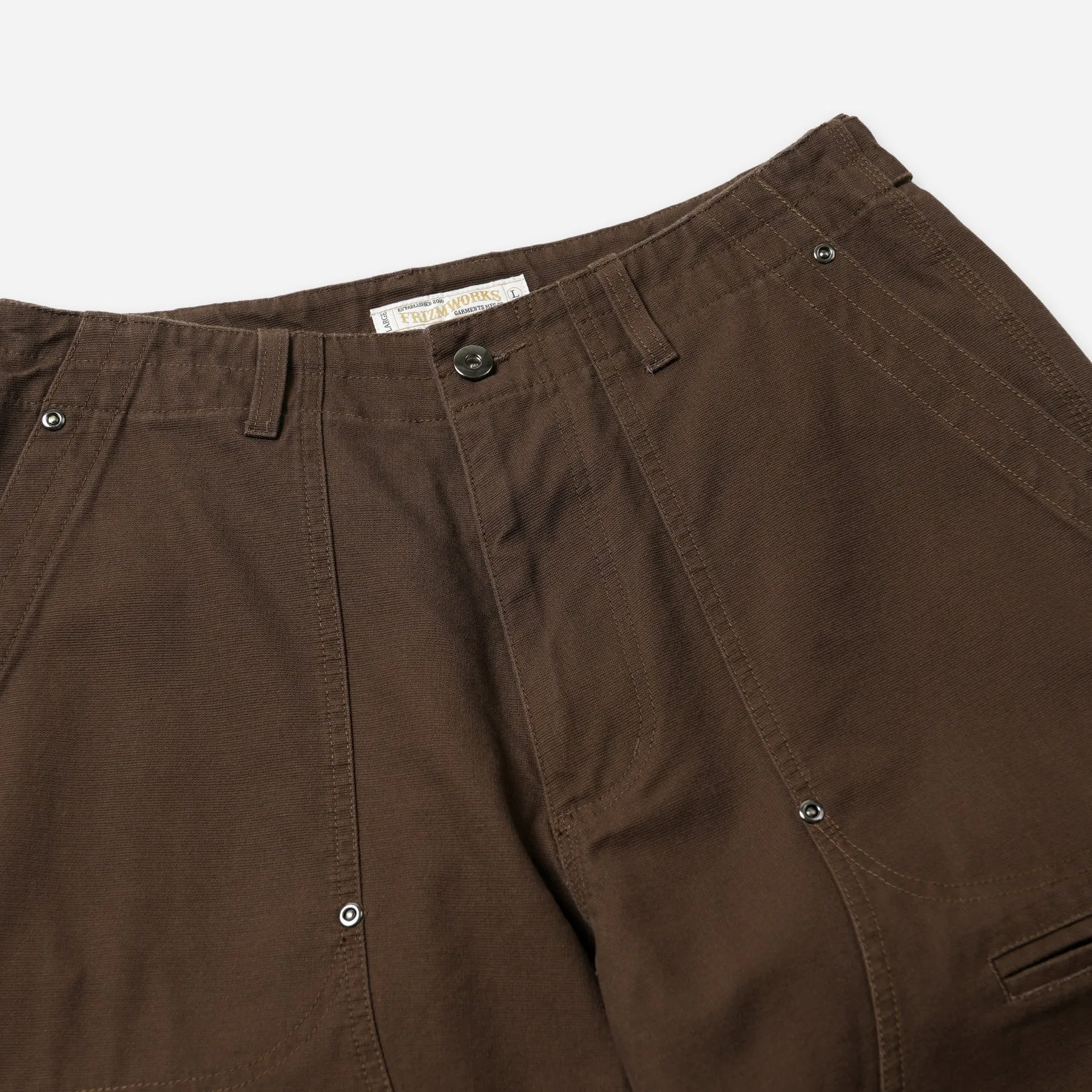 JUNGLE CLOTH DOUBLE KNEE PANT - BROWN