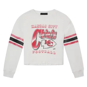 Kansas City Chiefs Junk Food Women's Kickoff Crop Crewneck