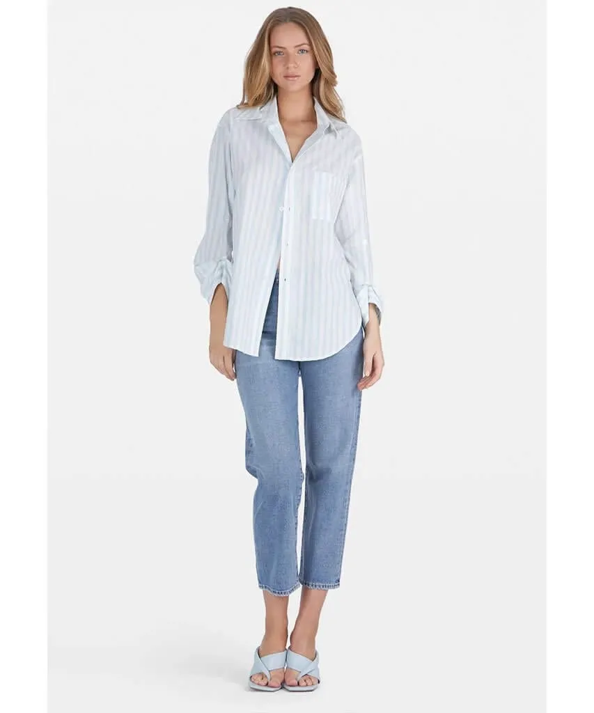 Kayla Shirt Sea Stripe