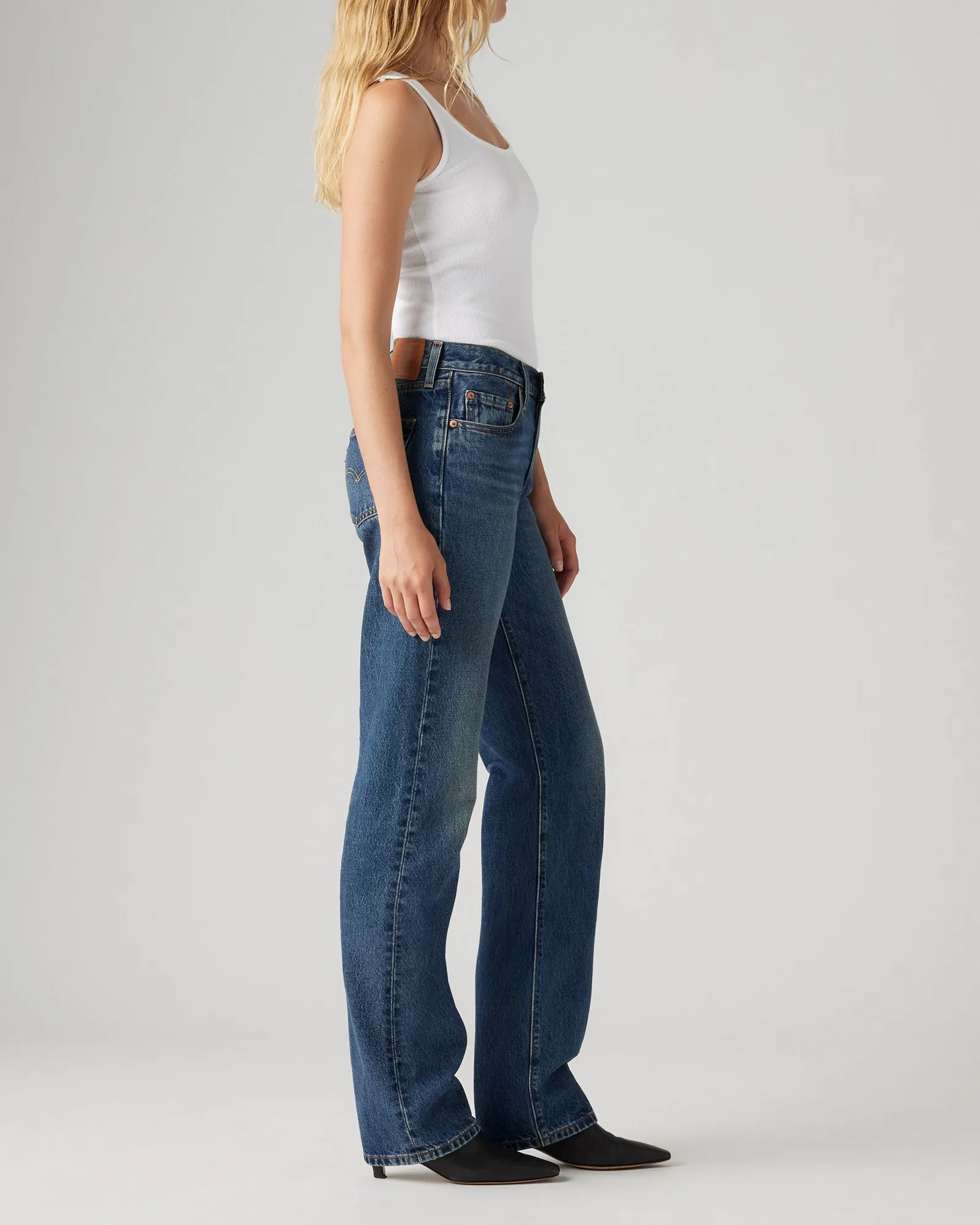 Levi's® Womens 501 90's Relaxed Straight Fit Jeans - Flash Full