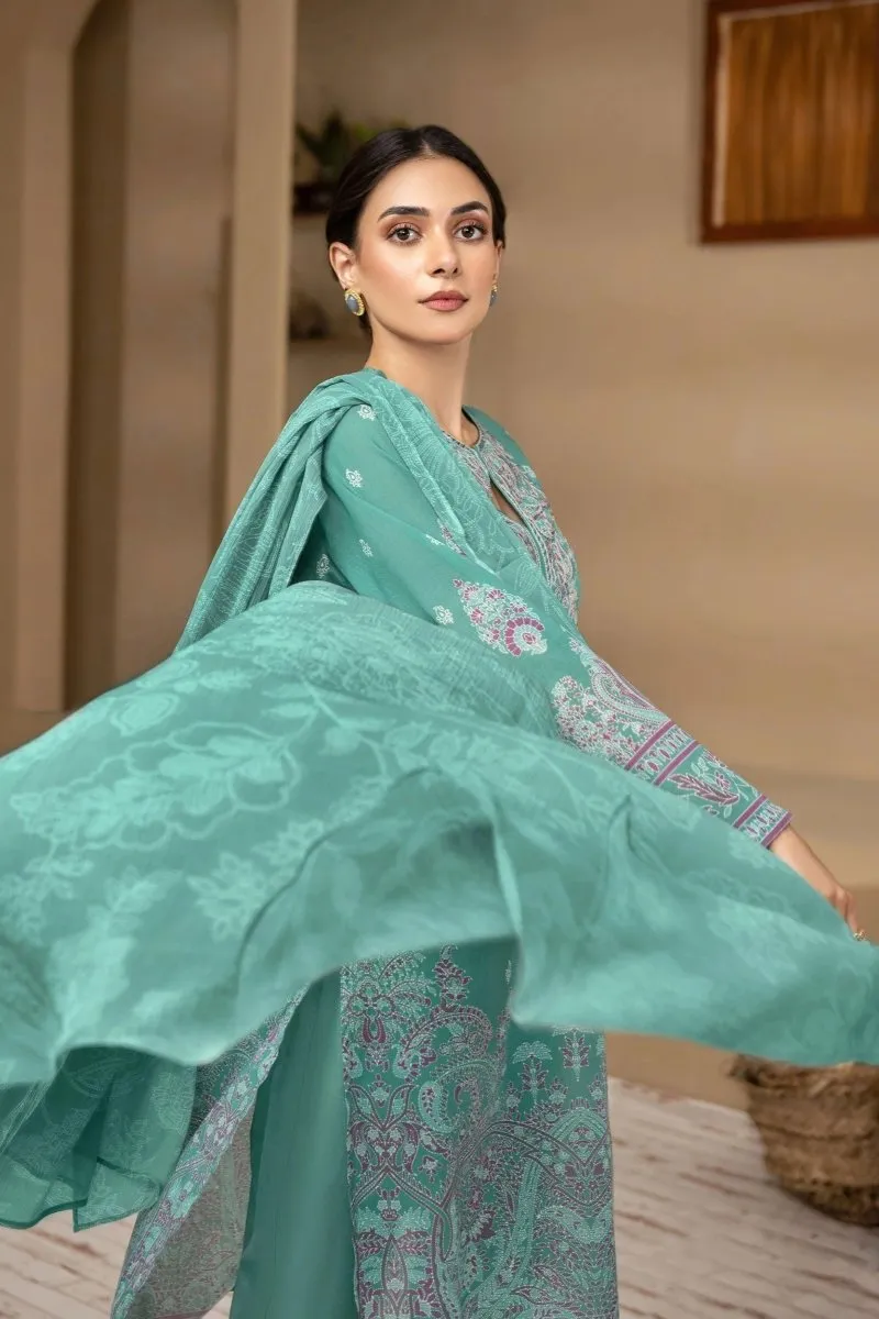 Limelight Embroidered Cambric Pakistani 3 Piece Suit LIM350