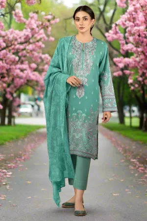 Limelight Embroidered Cambric Pakistani 3 Piece Suit LIM350
