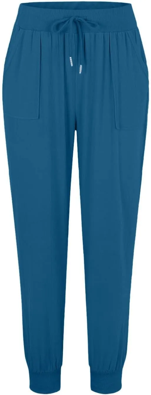 Linen Straight Leg Pants for Women 2025 Summer Work Trousers with Pockets Drawstring High Waisted Pants Casual Linen Pants