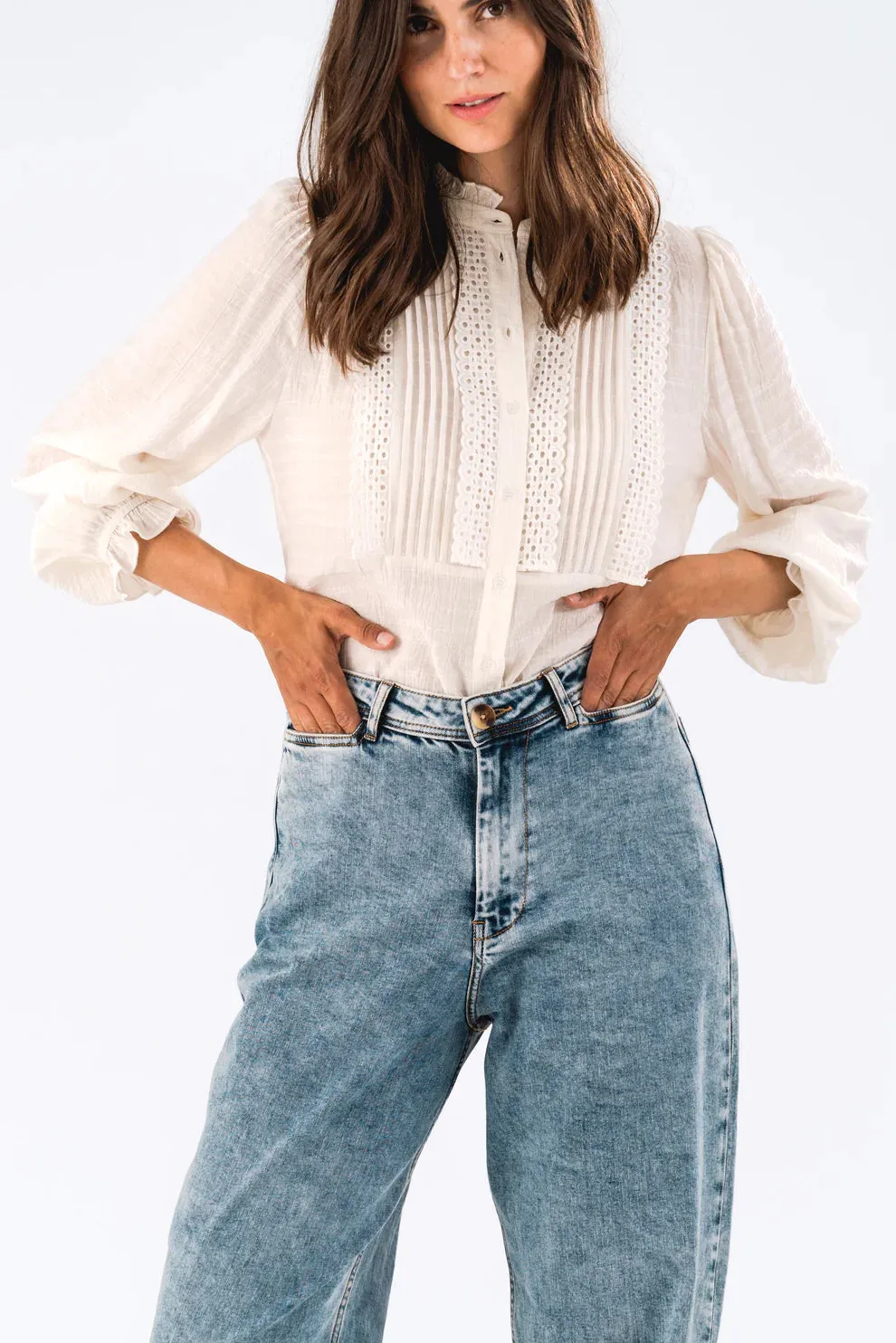 LOLLIES White Blouse