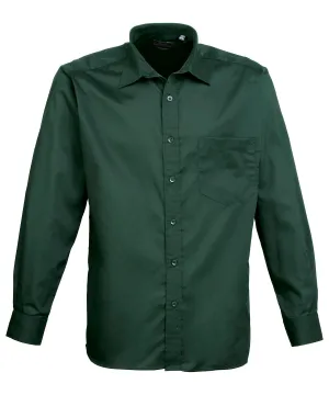 Long sleeve poplin shirt | Bottle