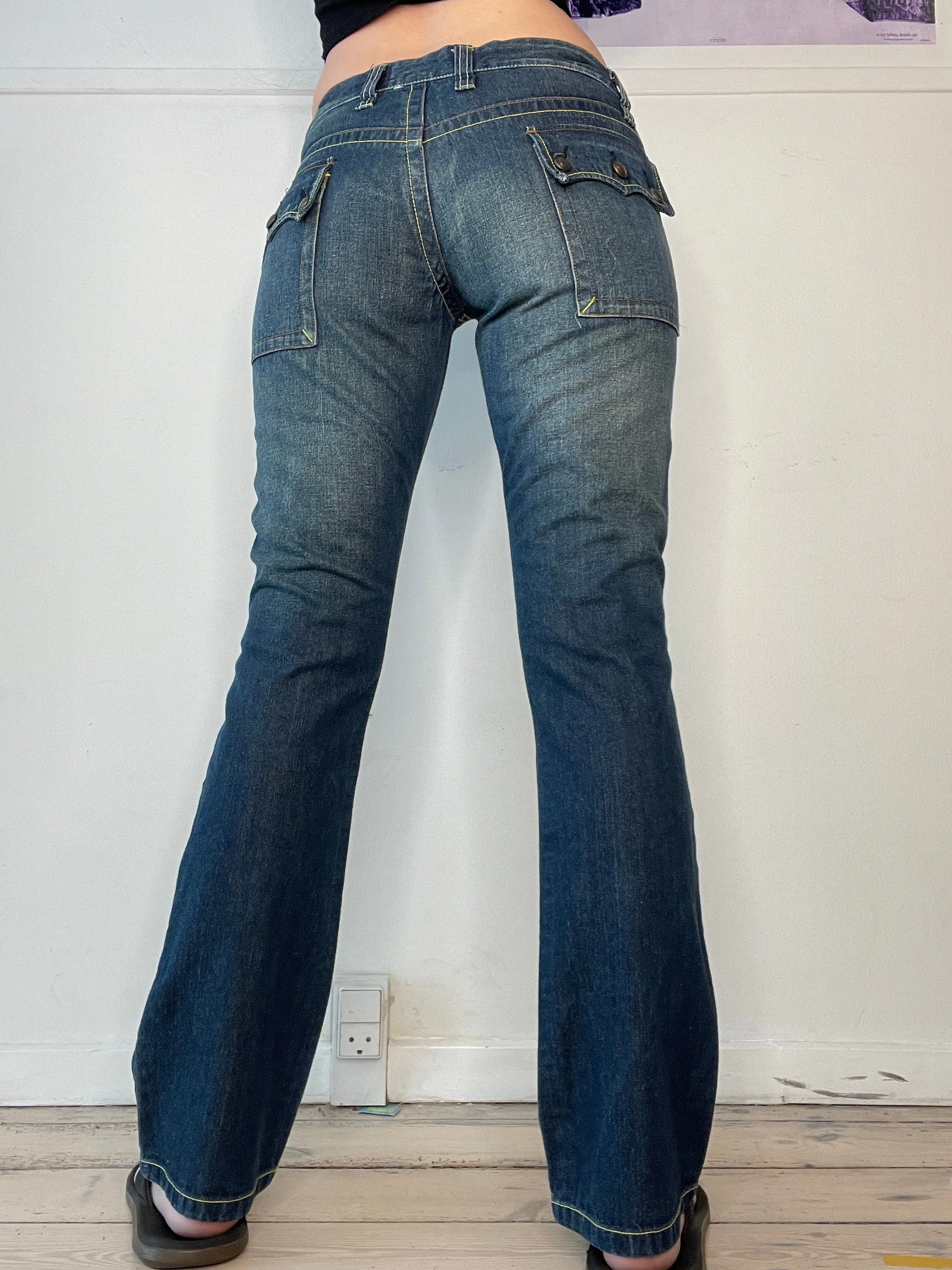 low-waisted everyday wear jeans