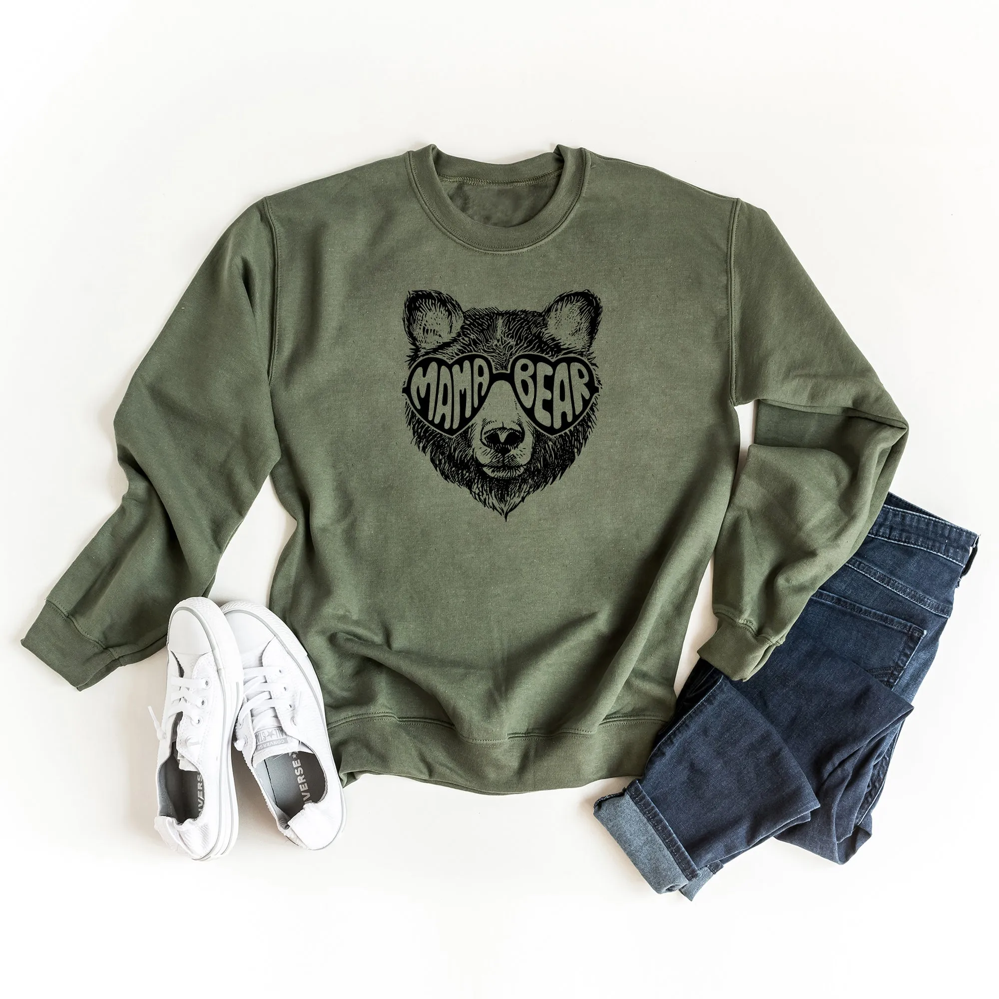 Mama Bear Sunglasses | Sweatshirt