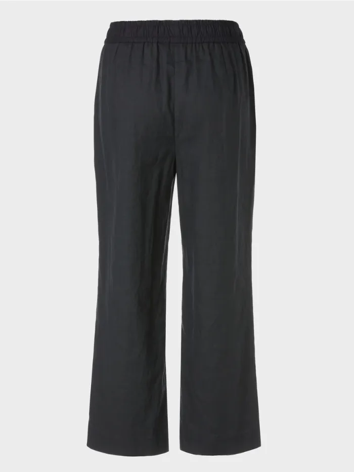 Marc Cain Sports WUSU Linen Trousers In Midnight Blue  WS 81.47 W03 COL 395