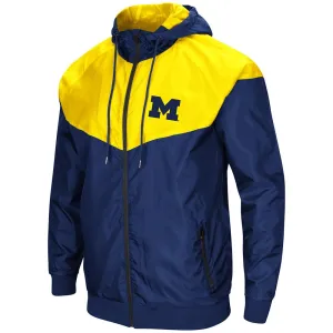 Michigan Wolverines Colosseum "Galivanting" Full Zip Wind Jacket