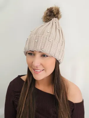Milly beige beanie