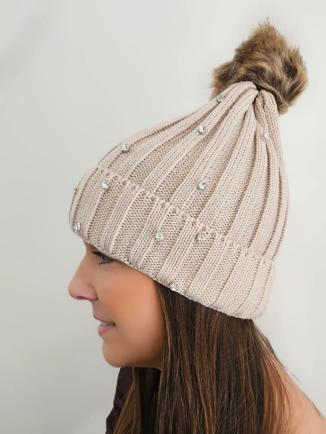 Milly beige beanie