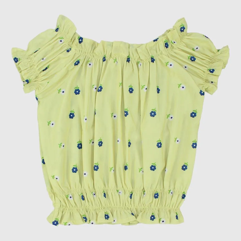 Mini Flowers Sleeveless Blouse