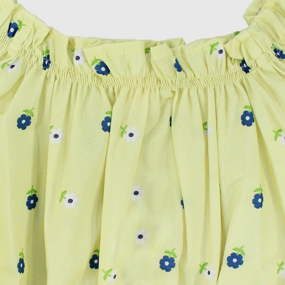 Mini Flowers Sleeveless Blouse
