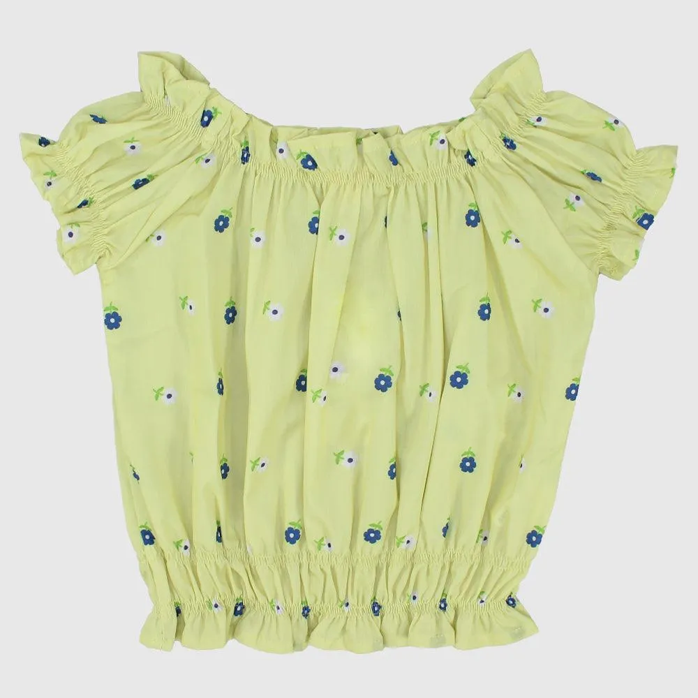 Mini Flowers Sleeveless Blouse