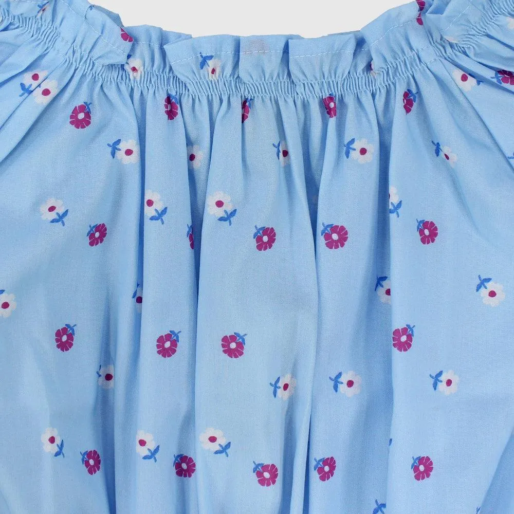 Mini Flowers Sleeveless Blouse