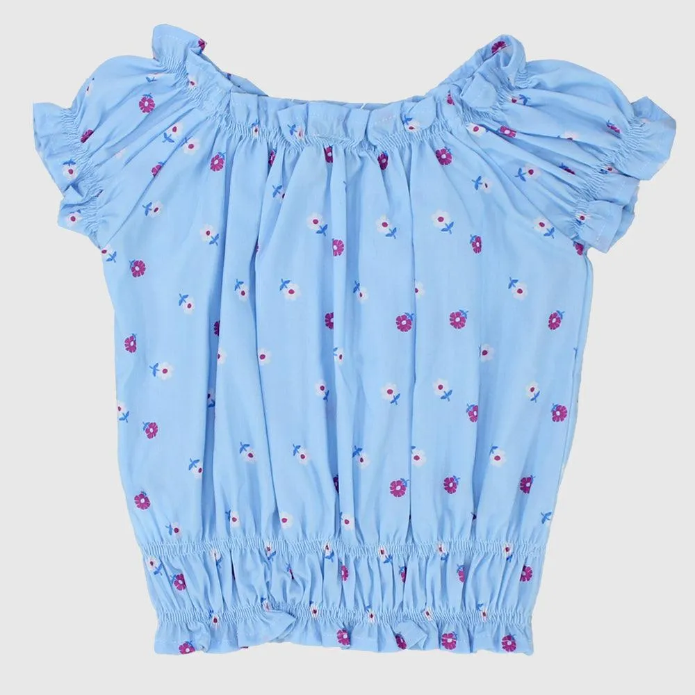 Mini Flowers Sleeveless Blouse