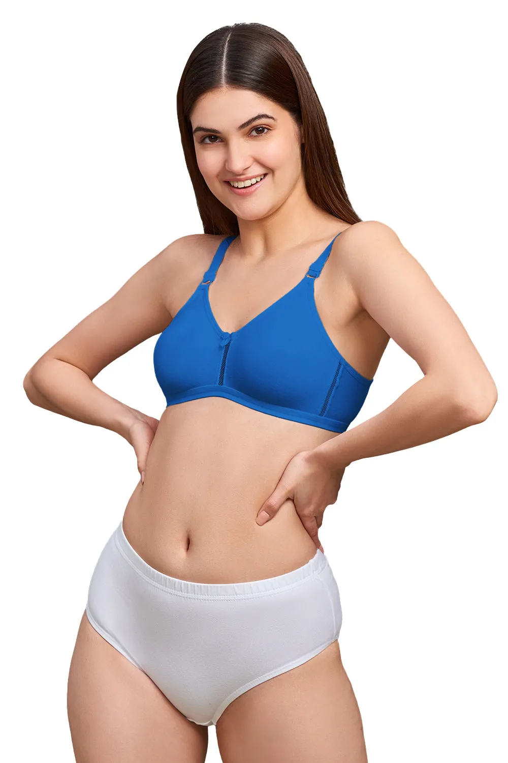 Naidu Hall Knitwear-Bra Special Combo Pack - Beauti - C73