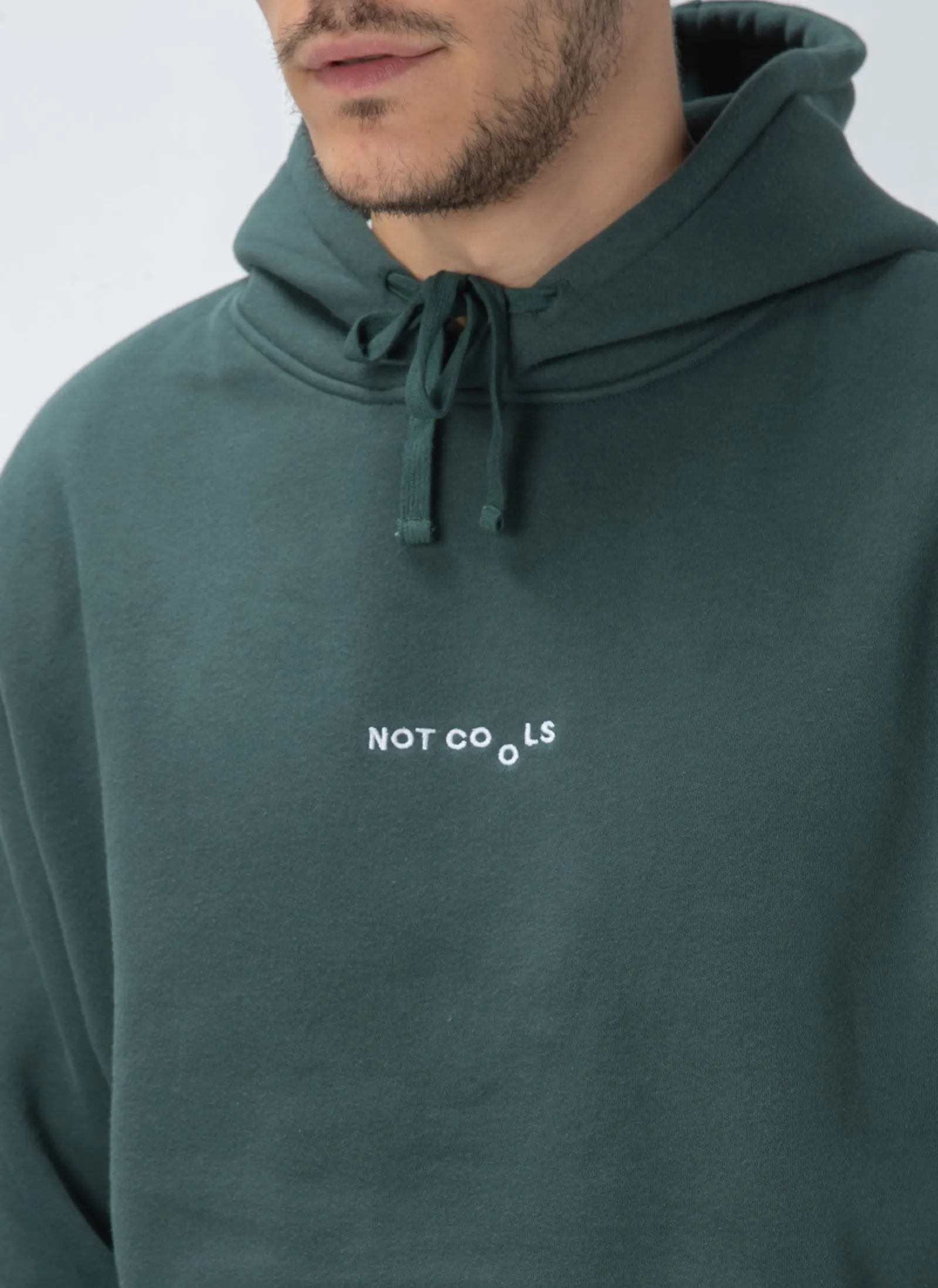 Not Cools Hood Sweatshirt Forest