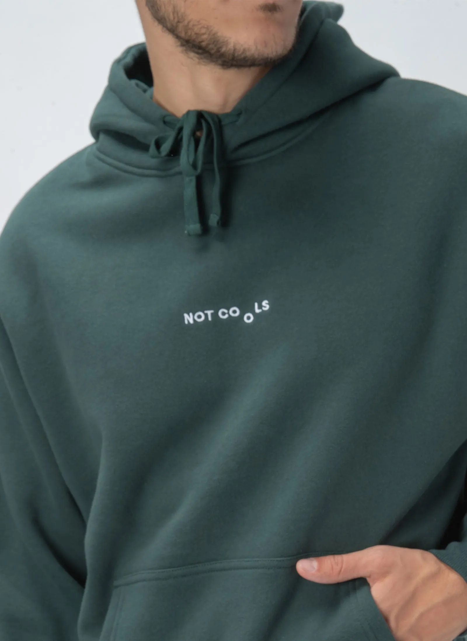 Not Cools Hood Sweatshirt Forest