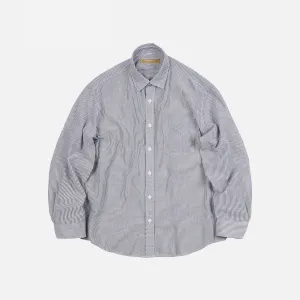 OG STRIPE SEERSUCKER SHIRT - BLACK
