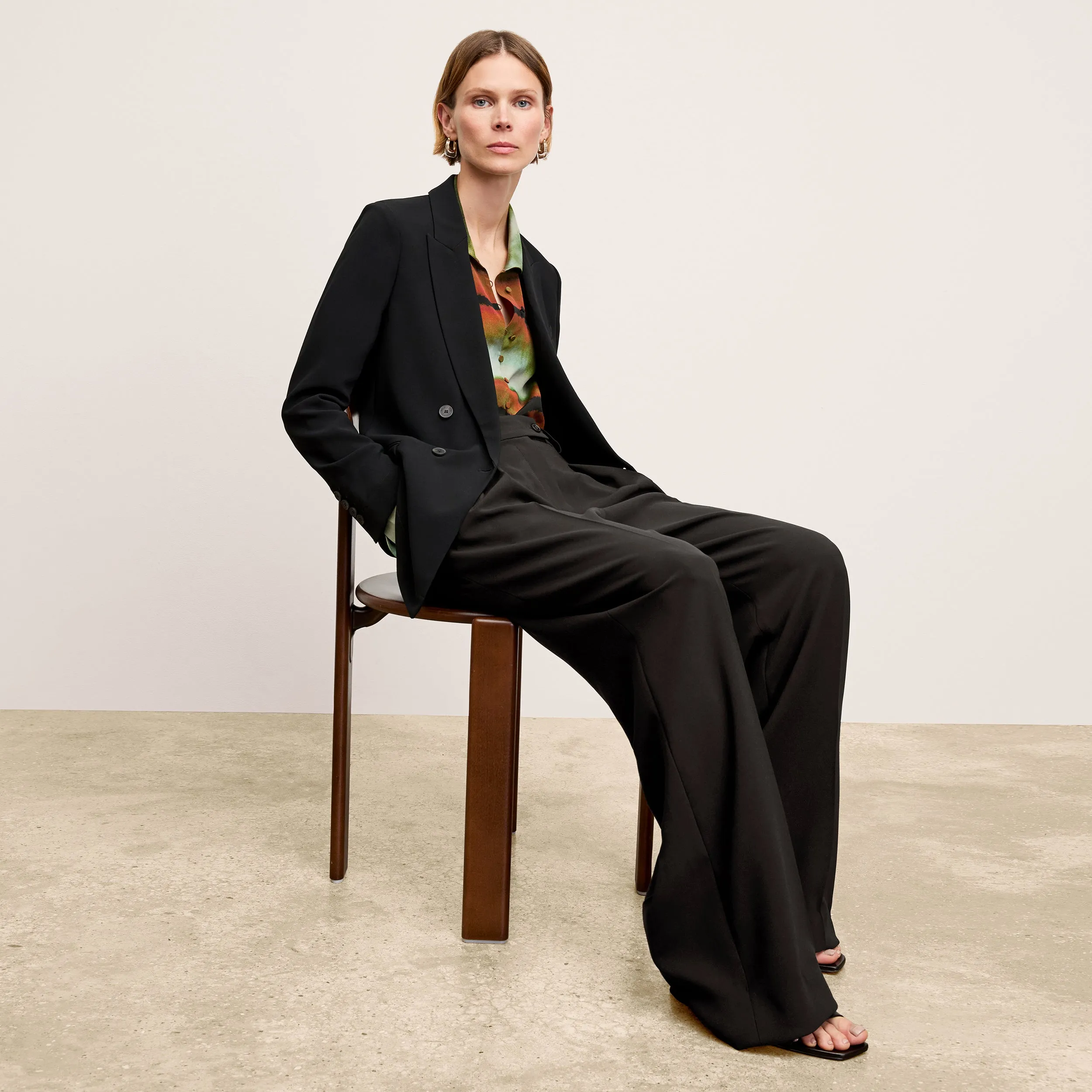 O'Hara Blazer - Everyday Crepe :: Black