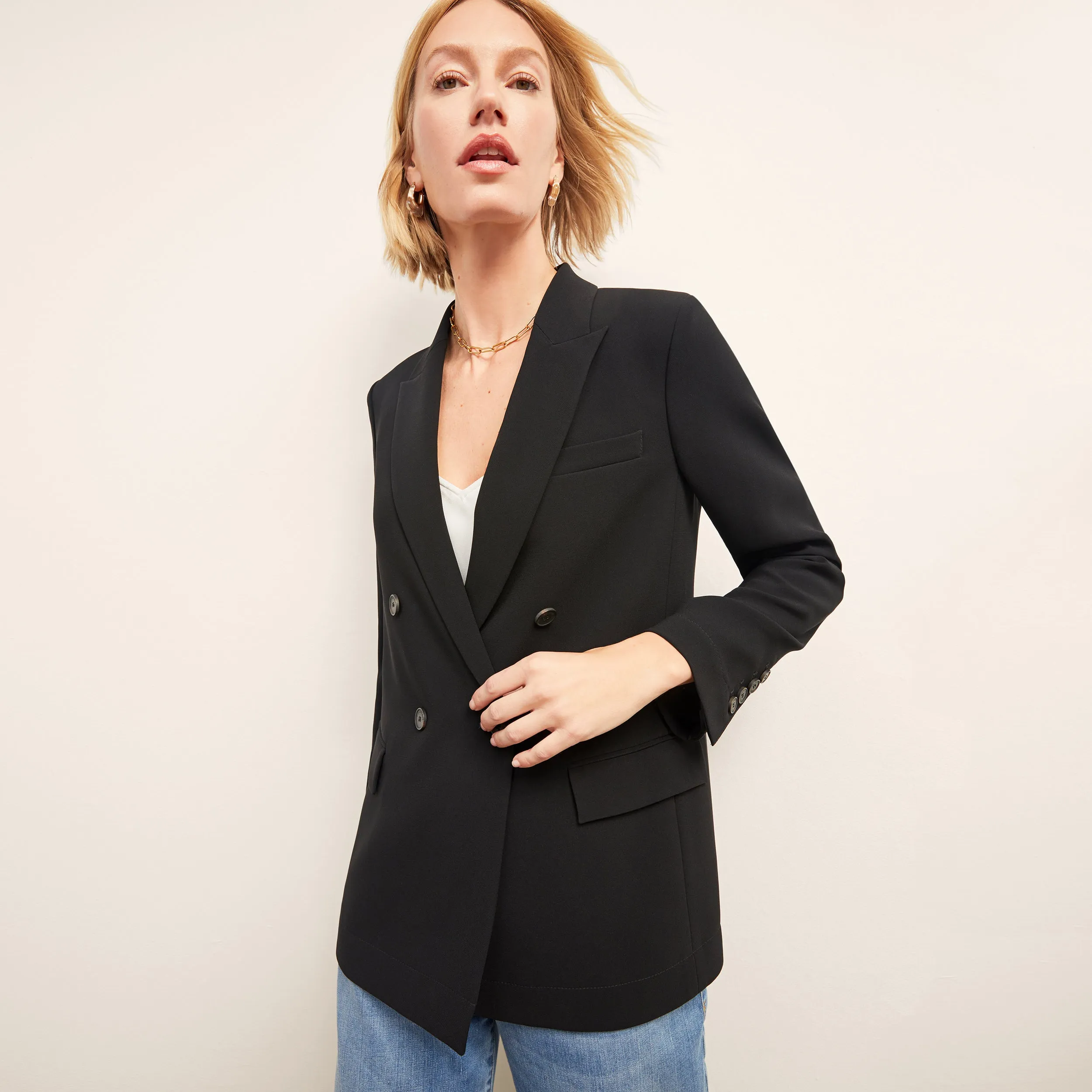 O'Hara Blazer - Everyday Crepe :: Black