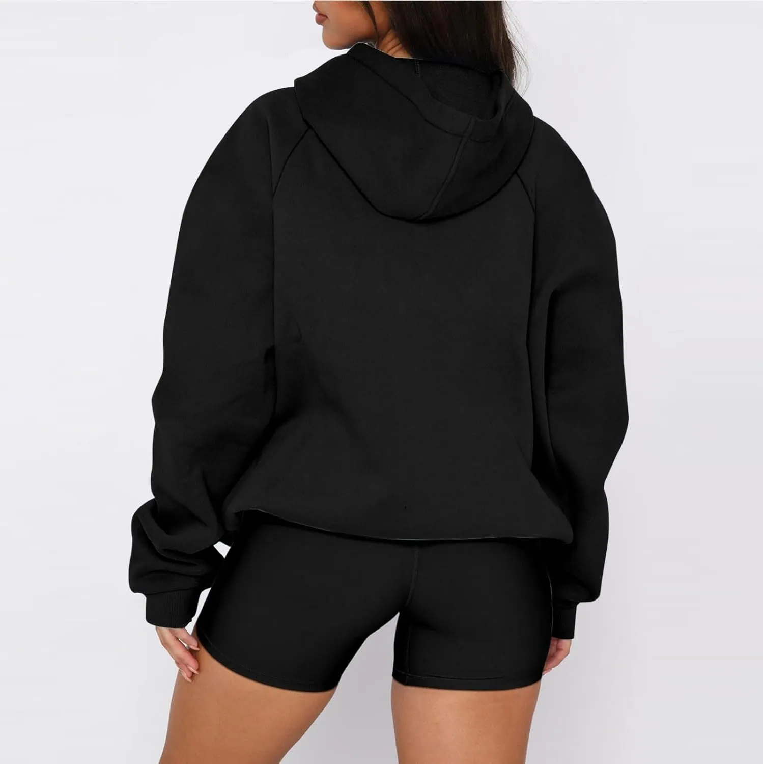 Oversized Hoodies for Women Soft Lightweight Fleece Hooded Sweatshirt Trendy Drop Shoulder Loose Pullover Sweater