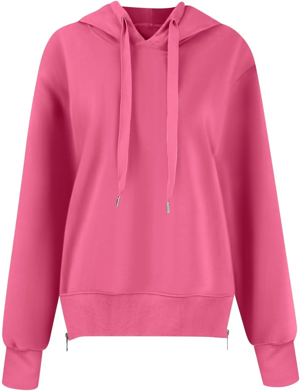 Oversized Hoodies for Women Winter Trendy Preppy Sweatshirts Soft Comfy Hoodie Athletic Side Slit Hooded Sweatshirt