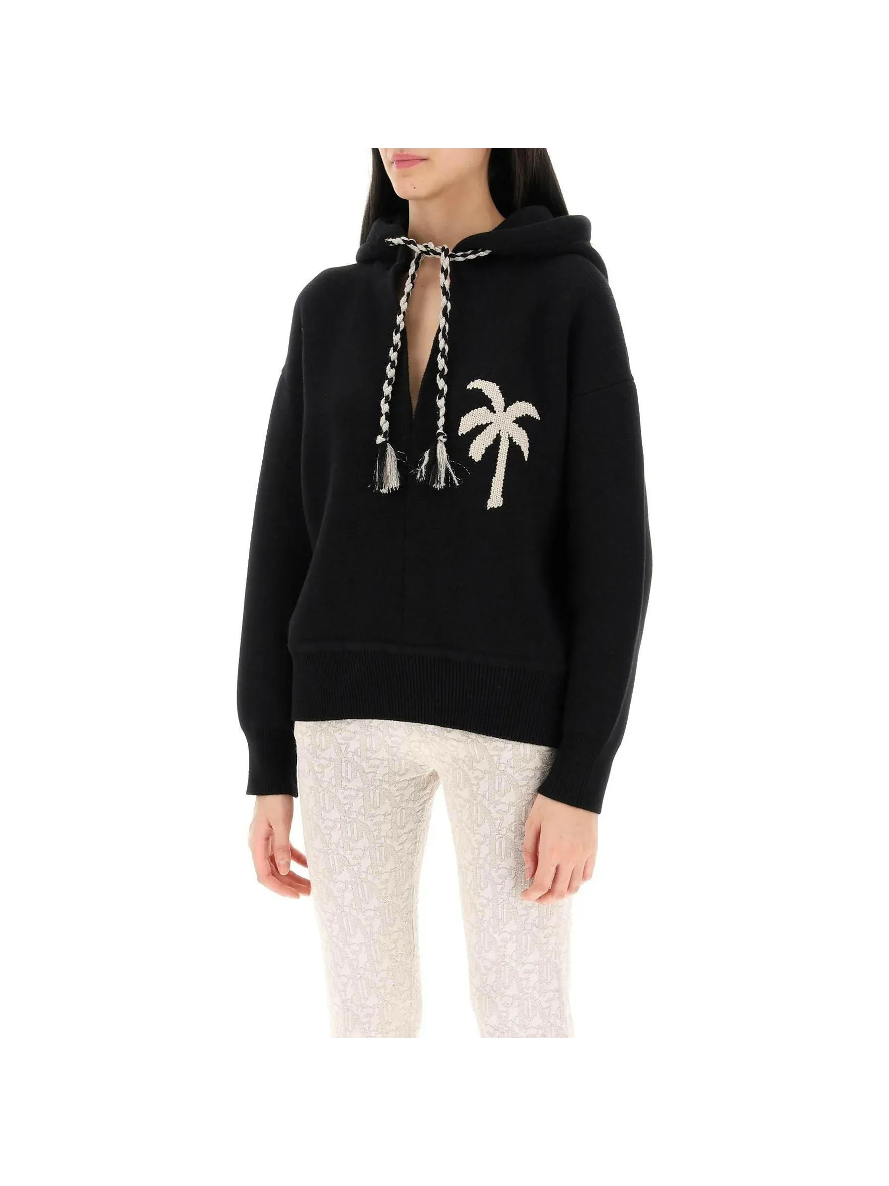 Palm Tree Knit Organic Sweater