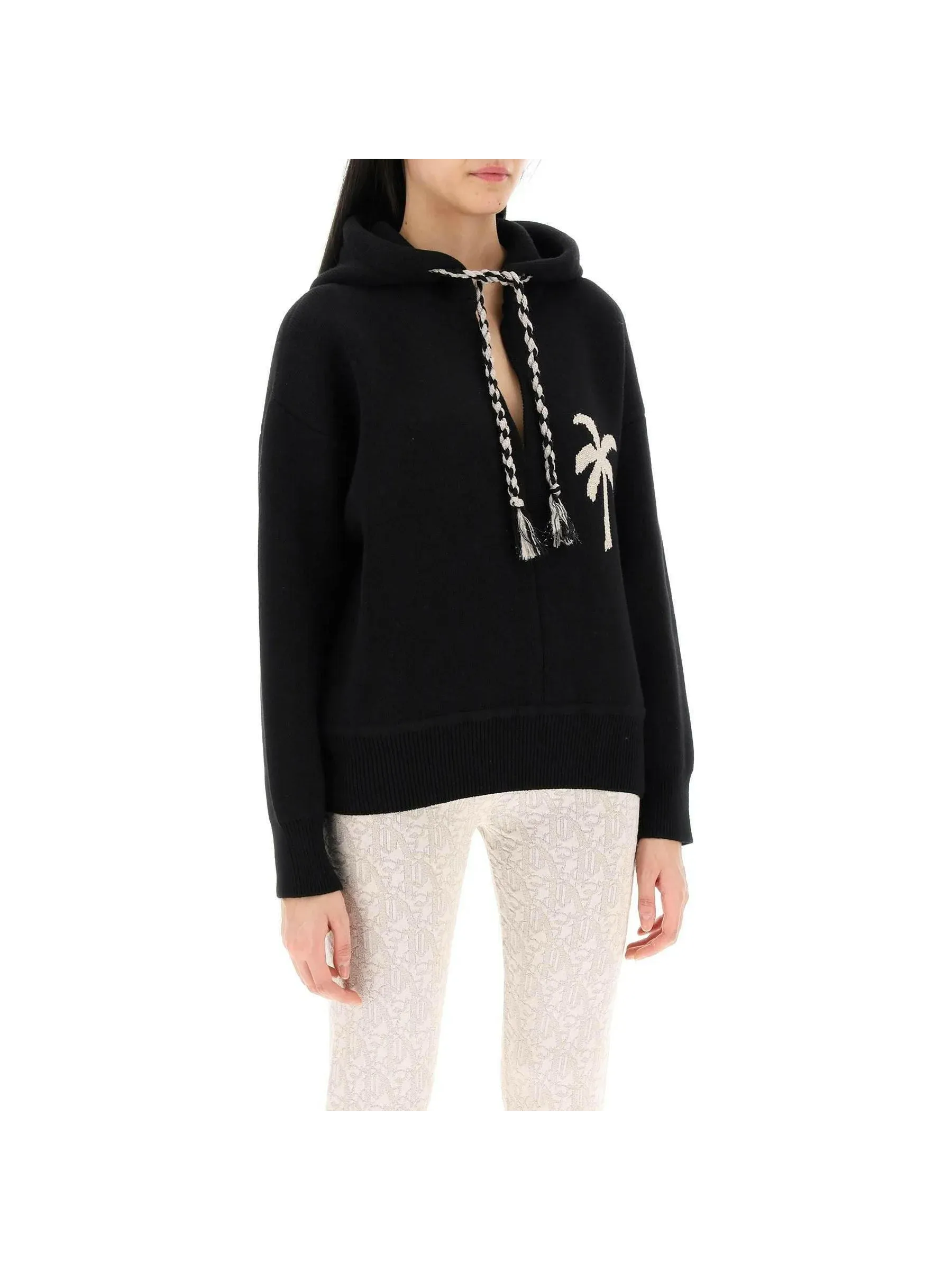 Palm Tree Knit Organic Sweater