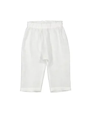Panu Linen Pants - White