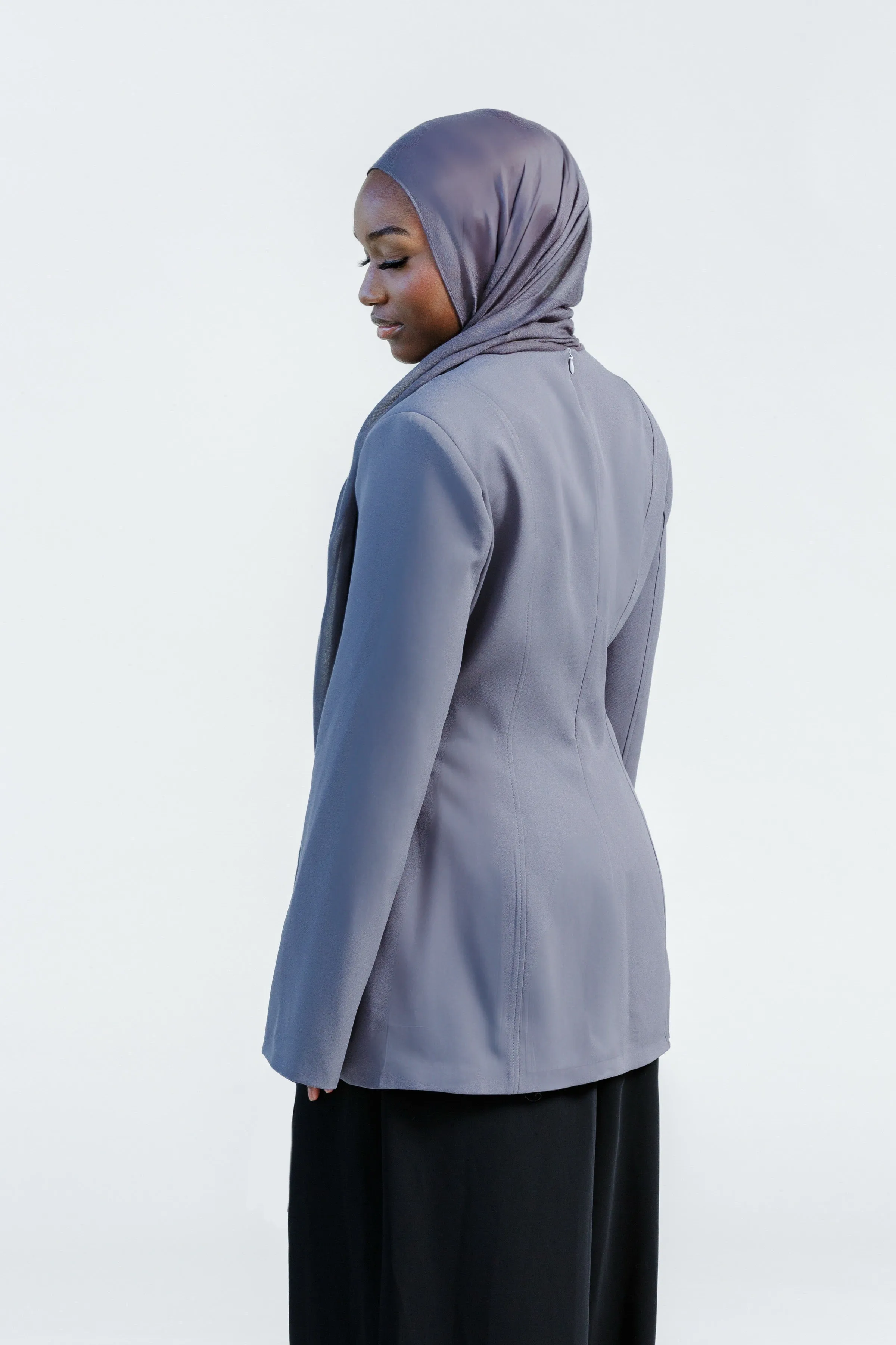 Pewter Gray Structured Tunic - Final Sale