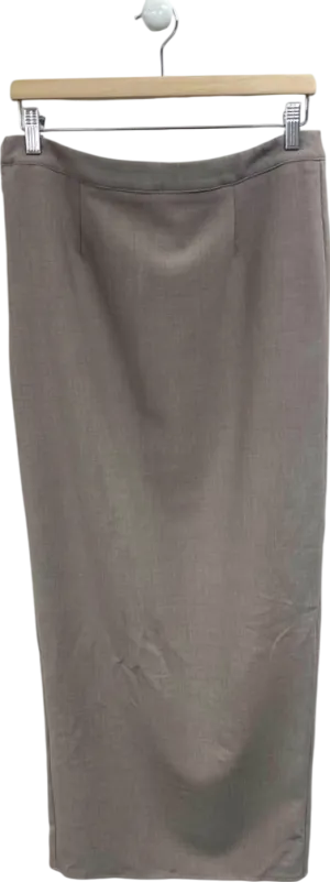 Pretty Little Thing Beige Pencil Skirt UK 10