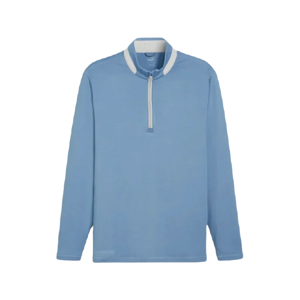 Puma Lightweight Golf 1/4 Zip - Blue