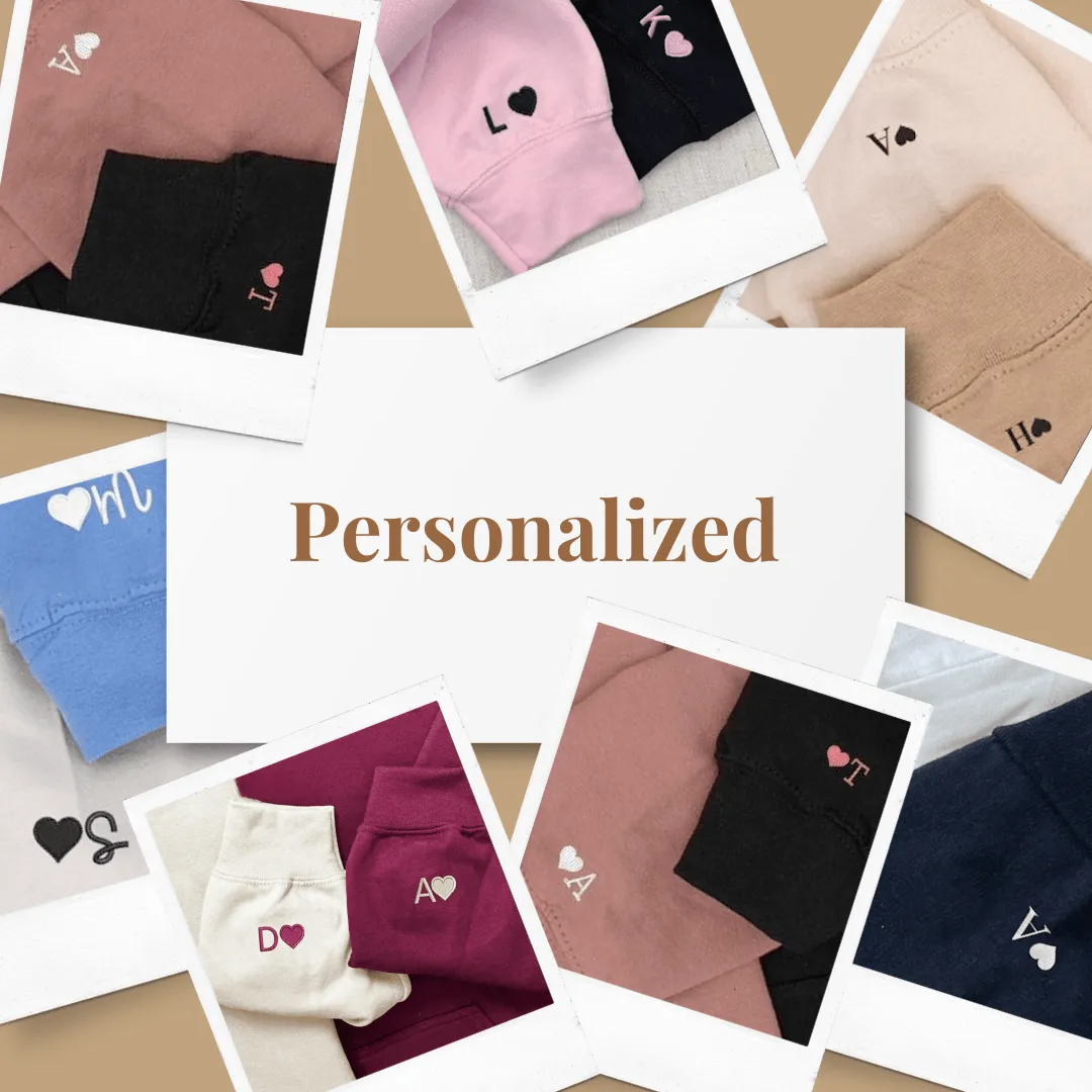 "Anniversary Date Roman Numeral" Matching Hoodies - Personalized Matching Hoodies For Couples