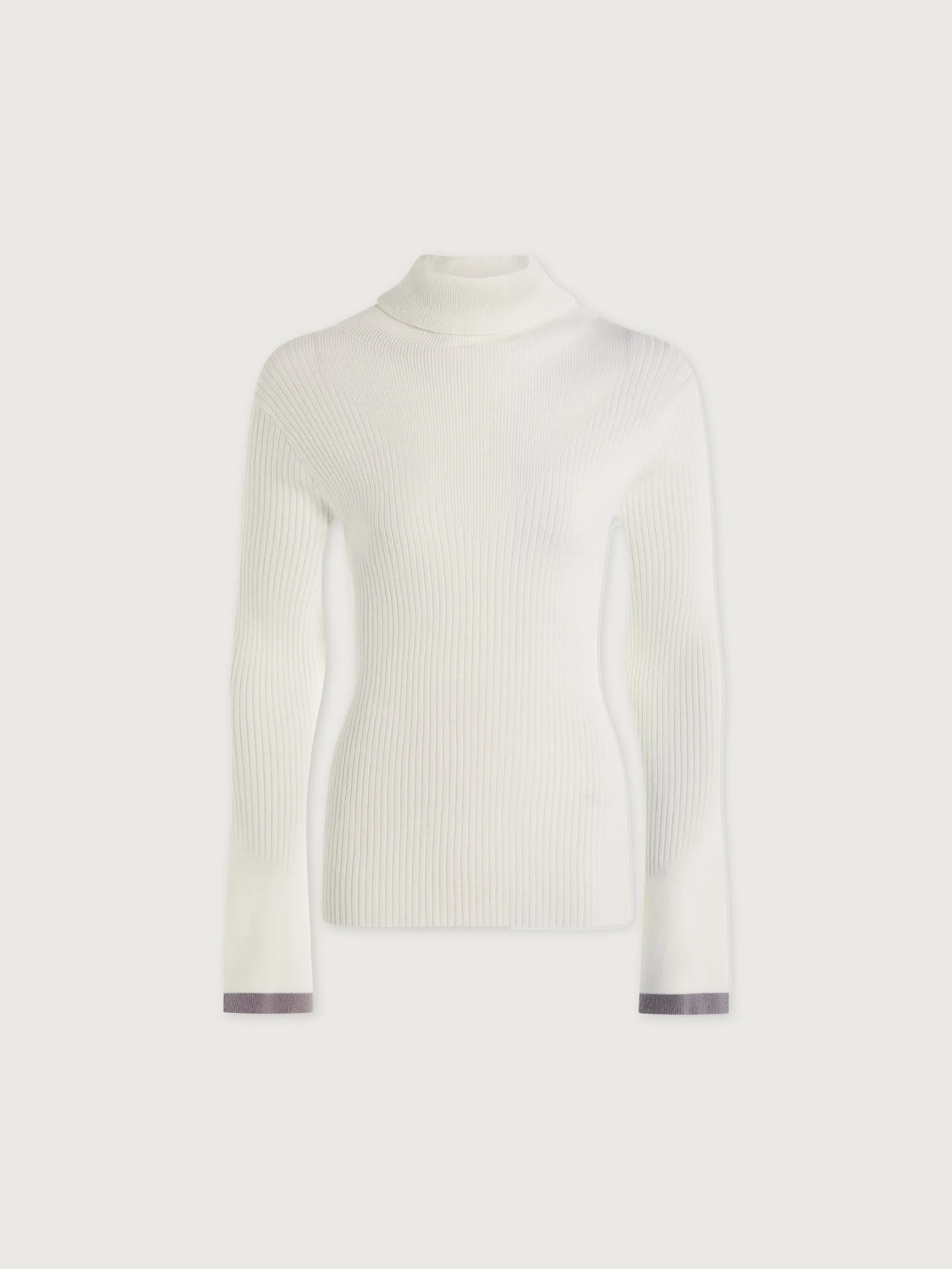 Ravena Rib Knit High Neck Top