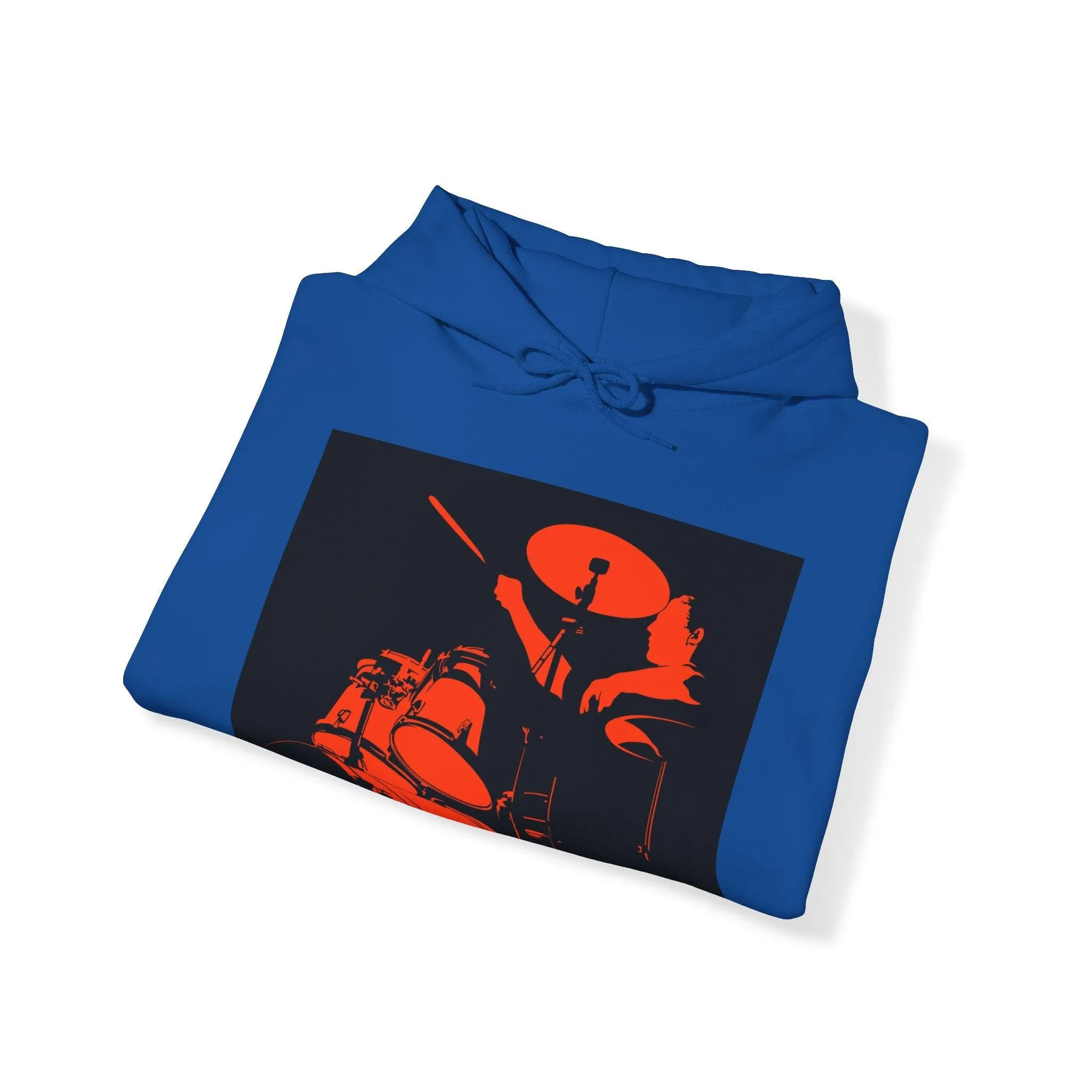 Red Black Drummer Unisex Heavy Blend™ Hooded Sweatshirt