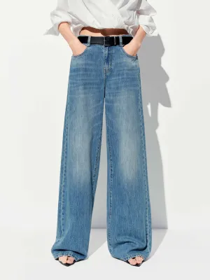 Relaxed Wide Leg Jeans