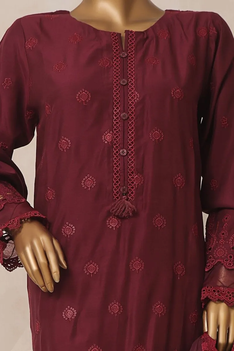 Sada Bahar Viscose Chikankari 3 Piece Suit SBA52
