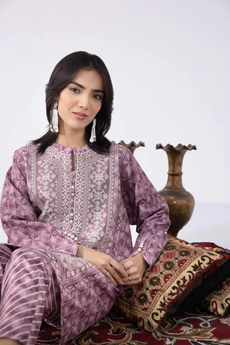 Sapphire Embroidered khaddar 2 Piece Suit SAP103