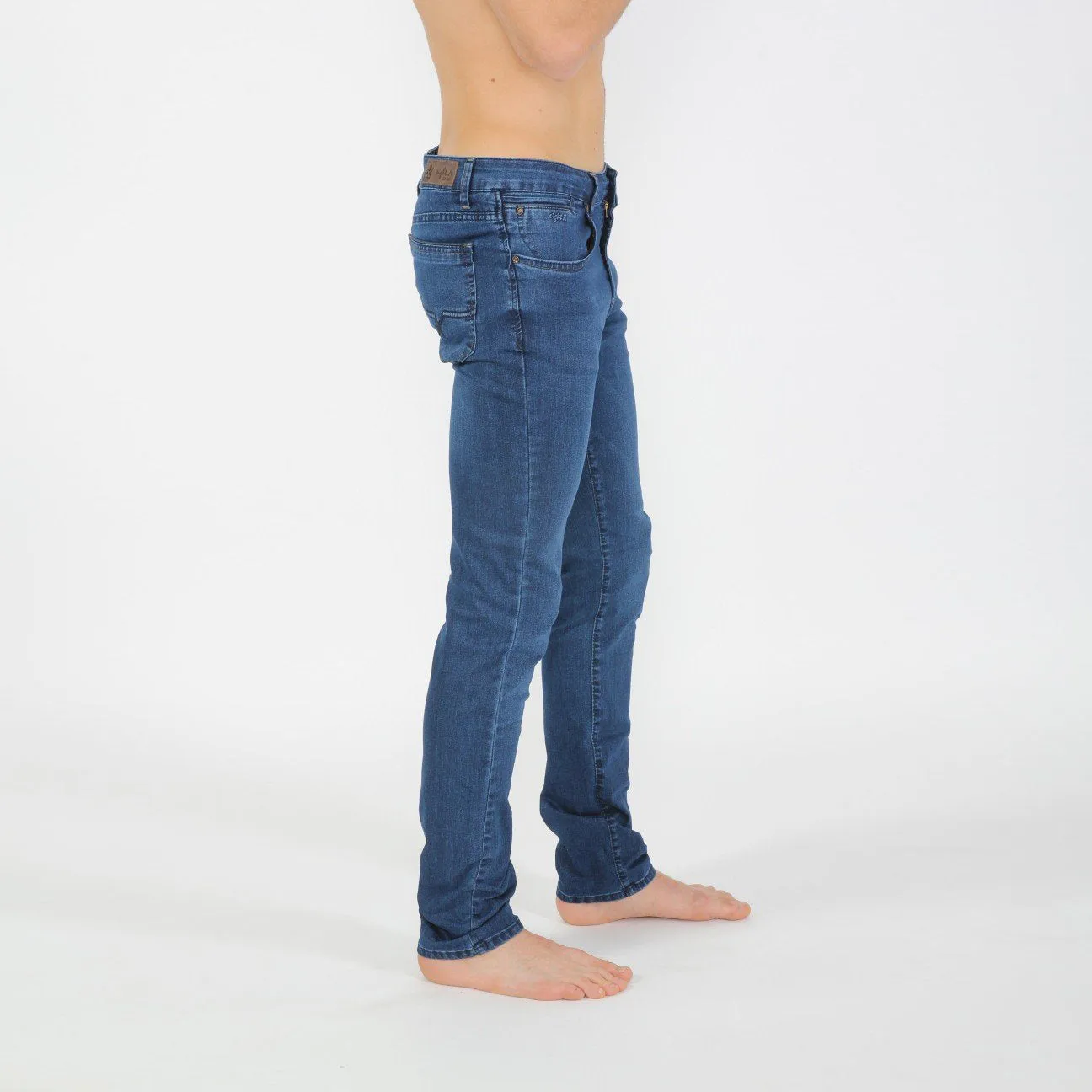 Slim Fit Dark Blue Jeans #EIG-25