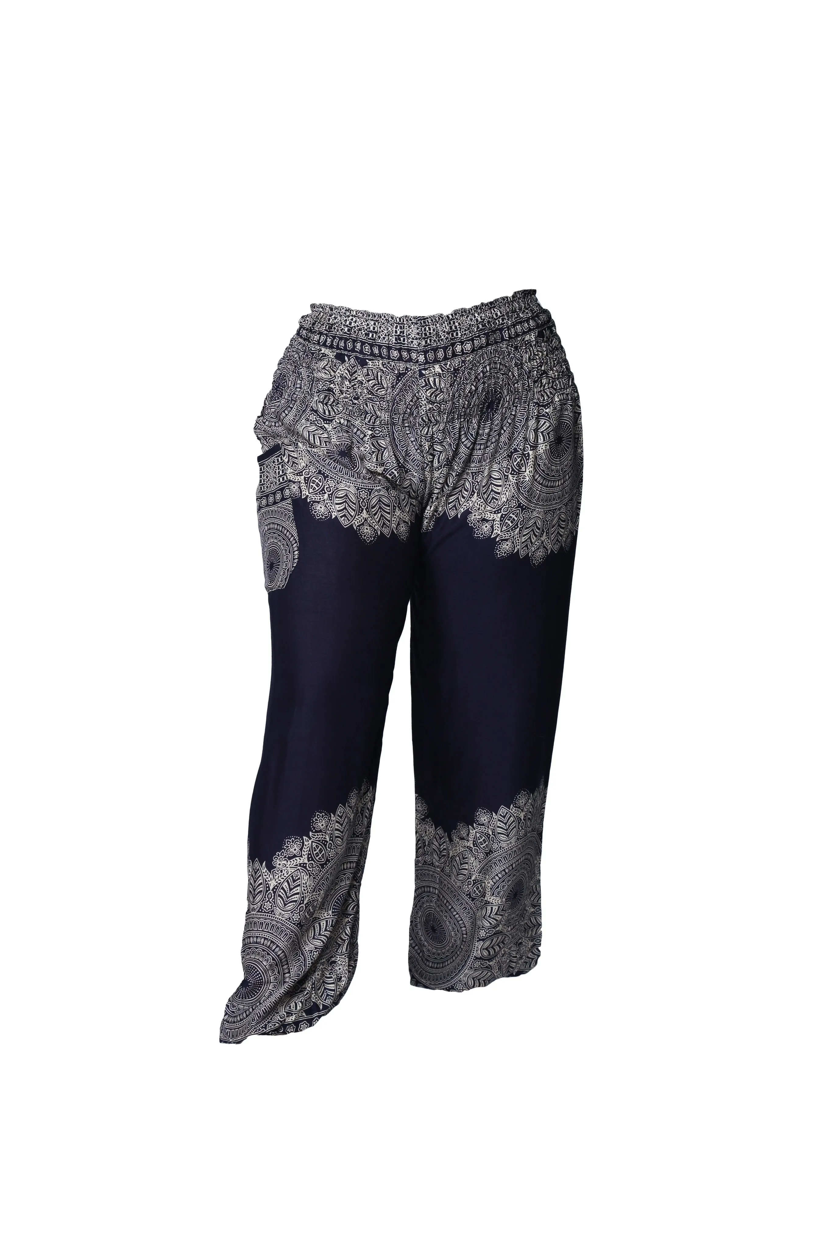 Soft and Comfortable Smocked Waist Pyjama Trousers | Lounge and Yoga Pants