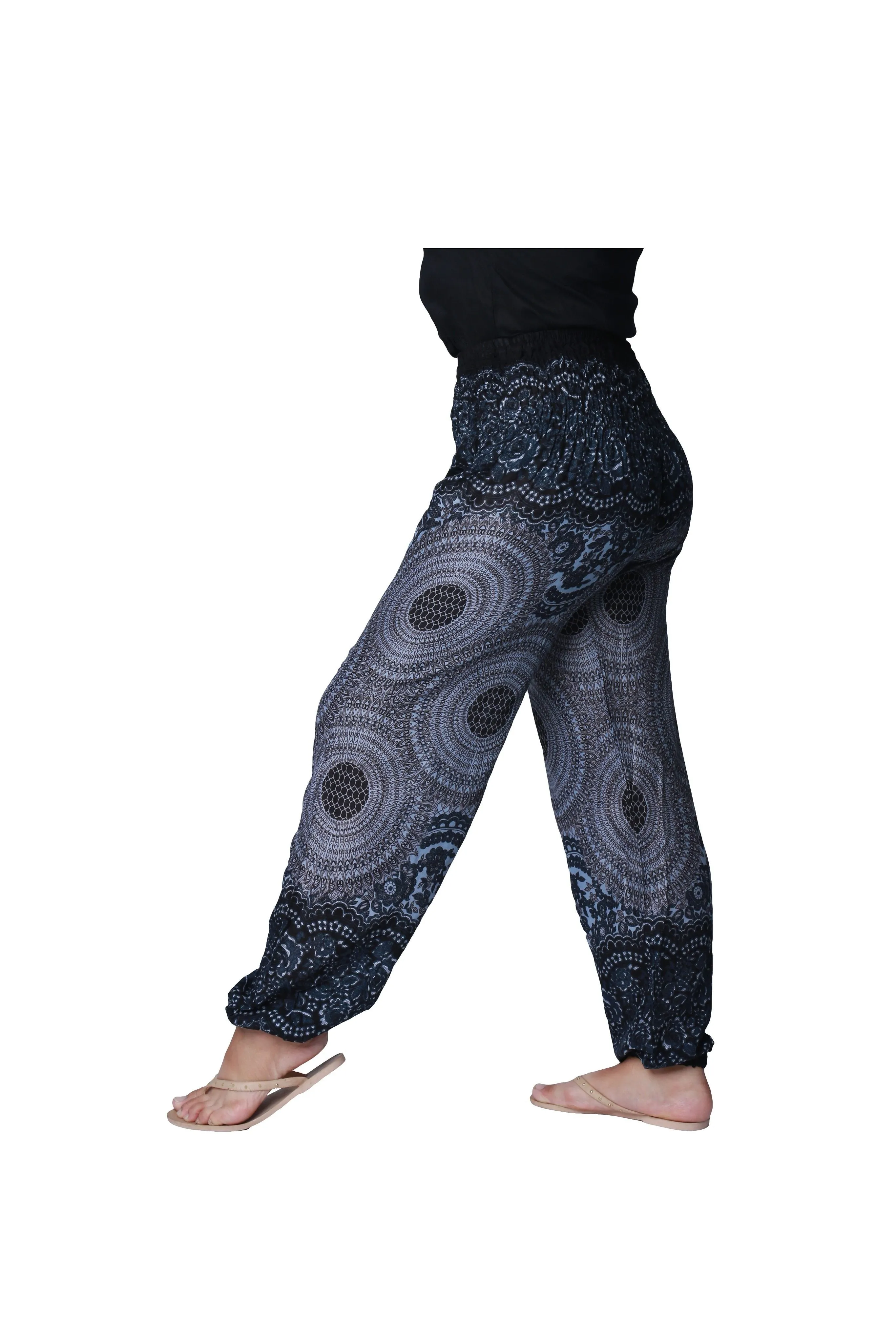 Soft and Comfortable Smocked Waist Pyjama Trousers | Lounge and Yoga Pants