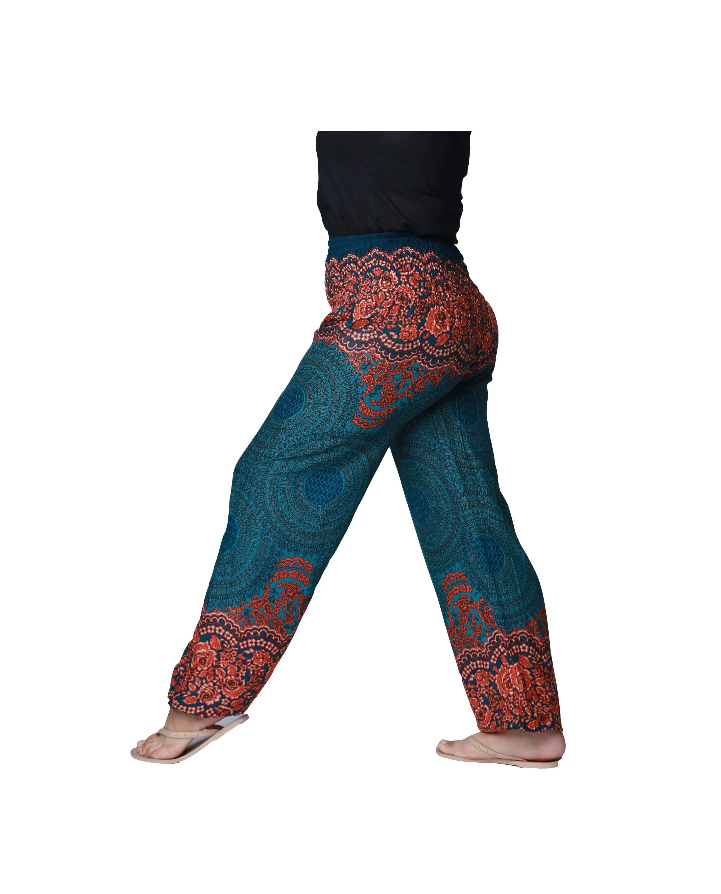 Soft and Comfortable Smocked Waist Pyjama Trousers | Lounge and Yoga Pants